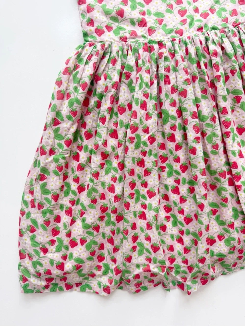 Mini Boden Strawberry Pinafore Dress size 8/9